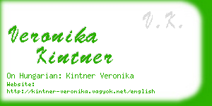 veronika kintner business card